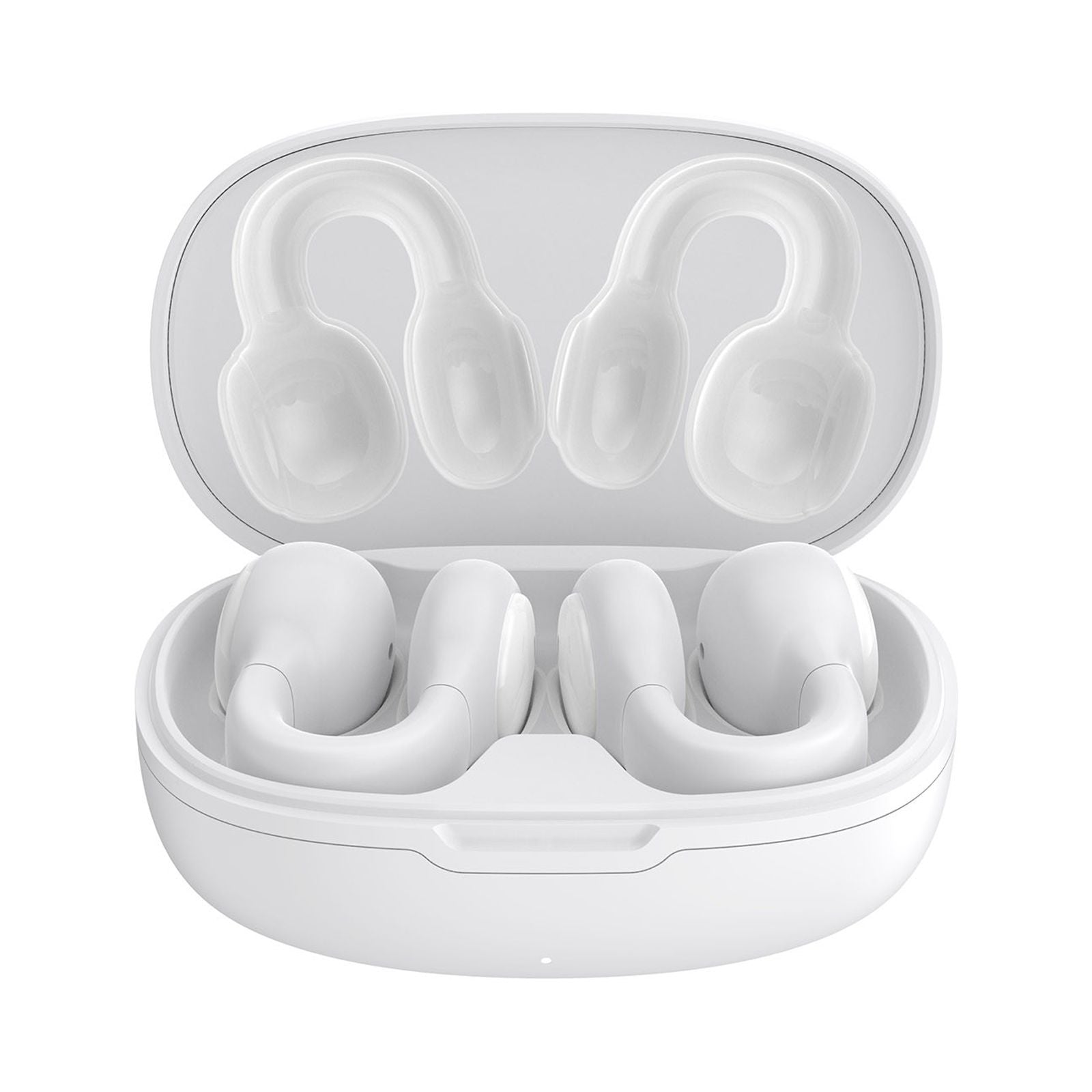 Wireless Bluetooth Air Conduction Headphones-white 