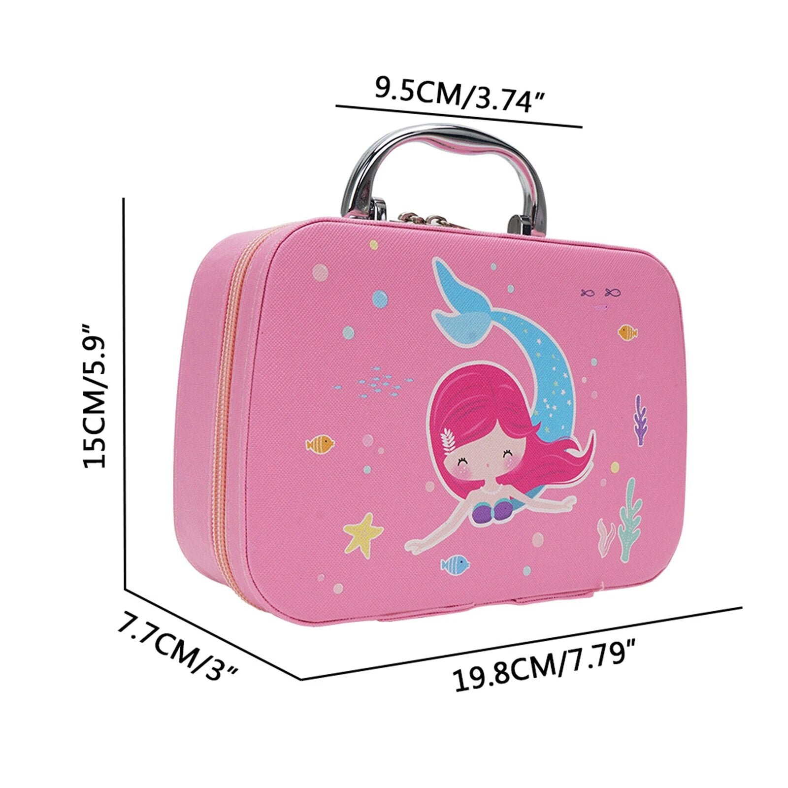 Children Mermaid Cosmetic Toys Makeup Set size