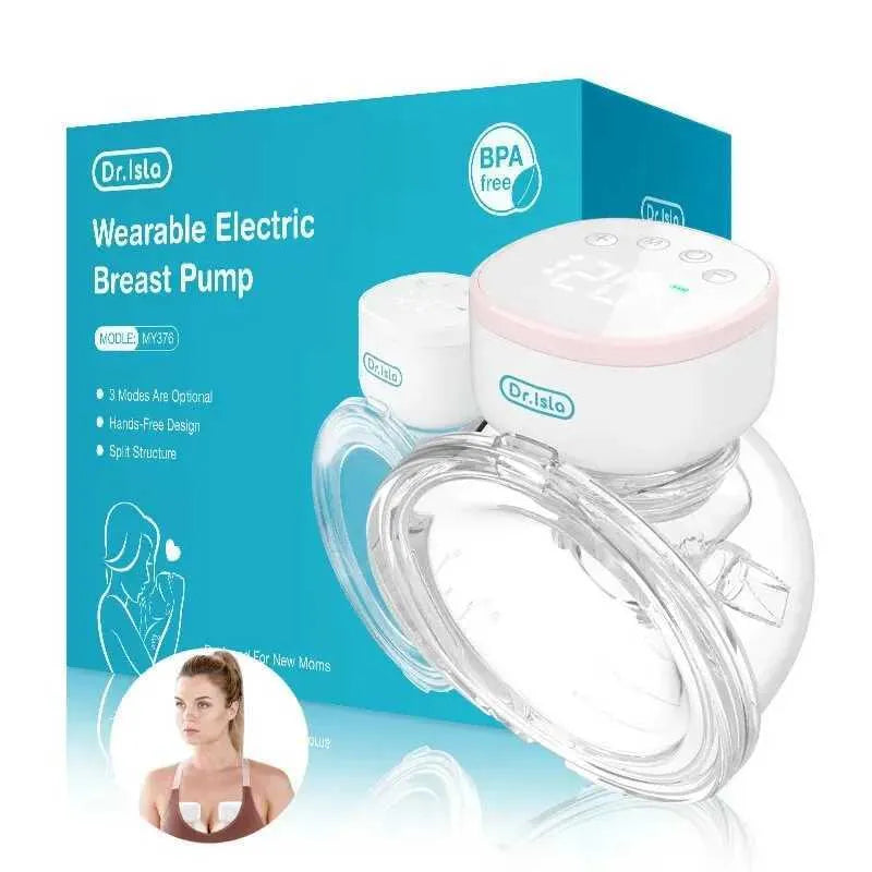 Dr. Isla MY376 Electric Breast Pump - 9-Stage Portable, Hands-Free, USB Rechargeable, BPA-Free with 3 Adjustable Modes