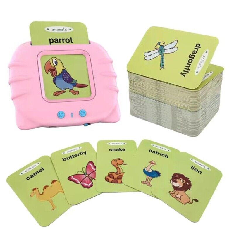 Children's audio e-card books cognitive speaking flashcards early learning English words toys games toddler gifts