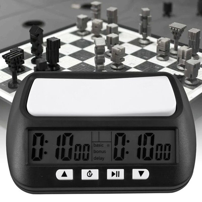 Multi-Purpose Portable Digital Chess Clock, ABS Countdown Timer, Game Timer