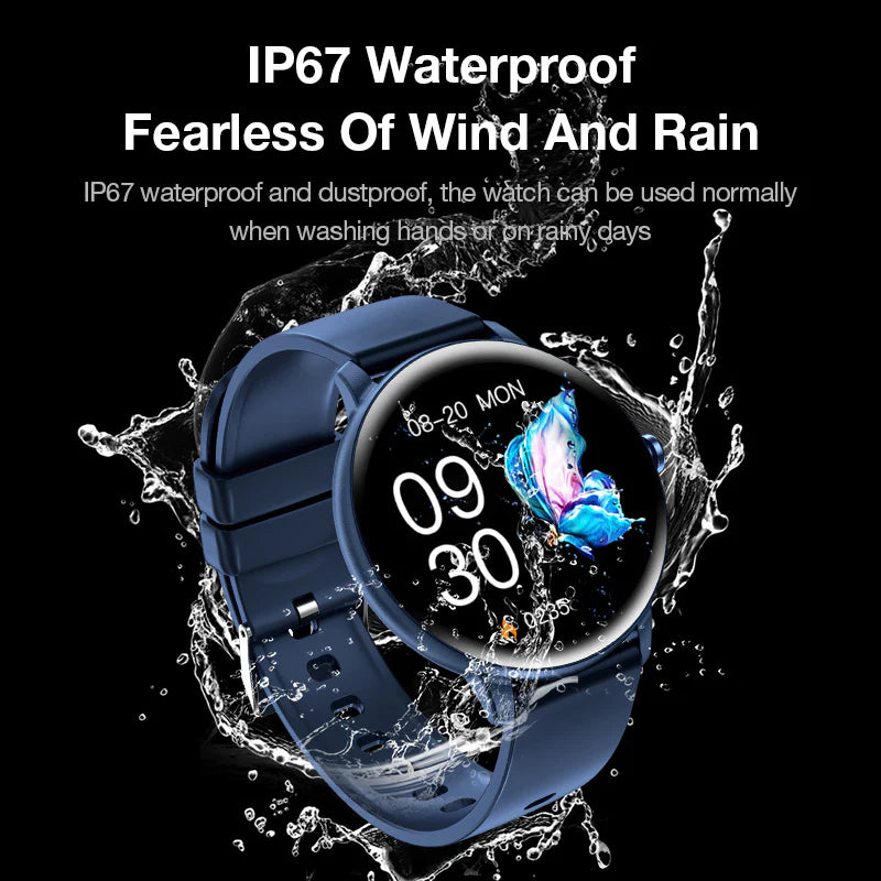 Aolon GTR Smart Watch Bluetooth Talk Heart Rate Blood Pressure DIY Wallpaper Sports Waterproof Smart Watch for Men and Women