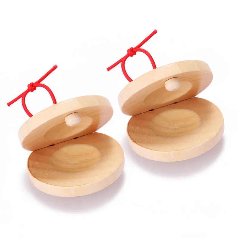 Montessori teaching aids children's musical instruments bells Orff wooden musical instruments rattles early childhood toys music teaching aids