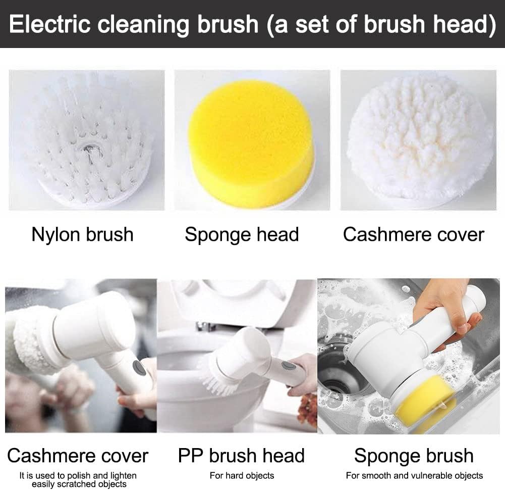  cordless cleaning brush
( a set of brush head)