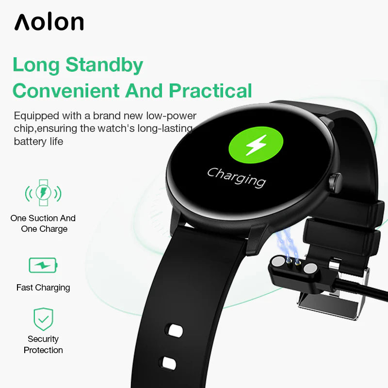 Aolon GTR Mini Smartwatch Health & Call 115 Modes Full Touchscreen Sports Smartwatch