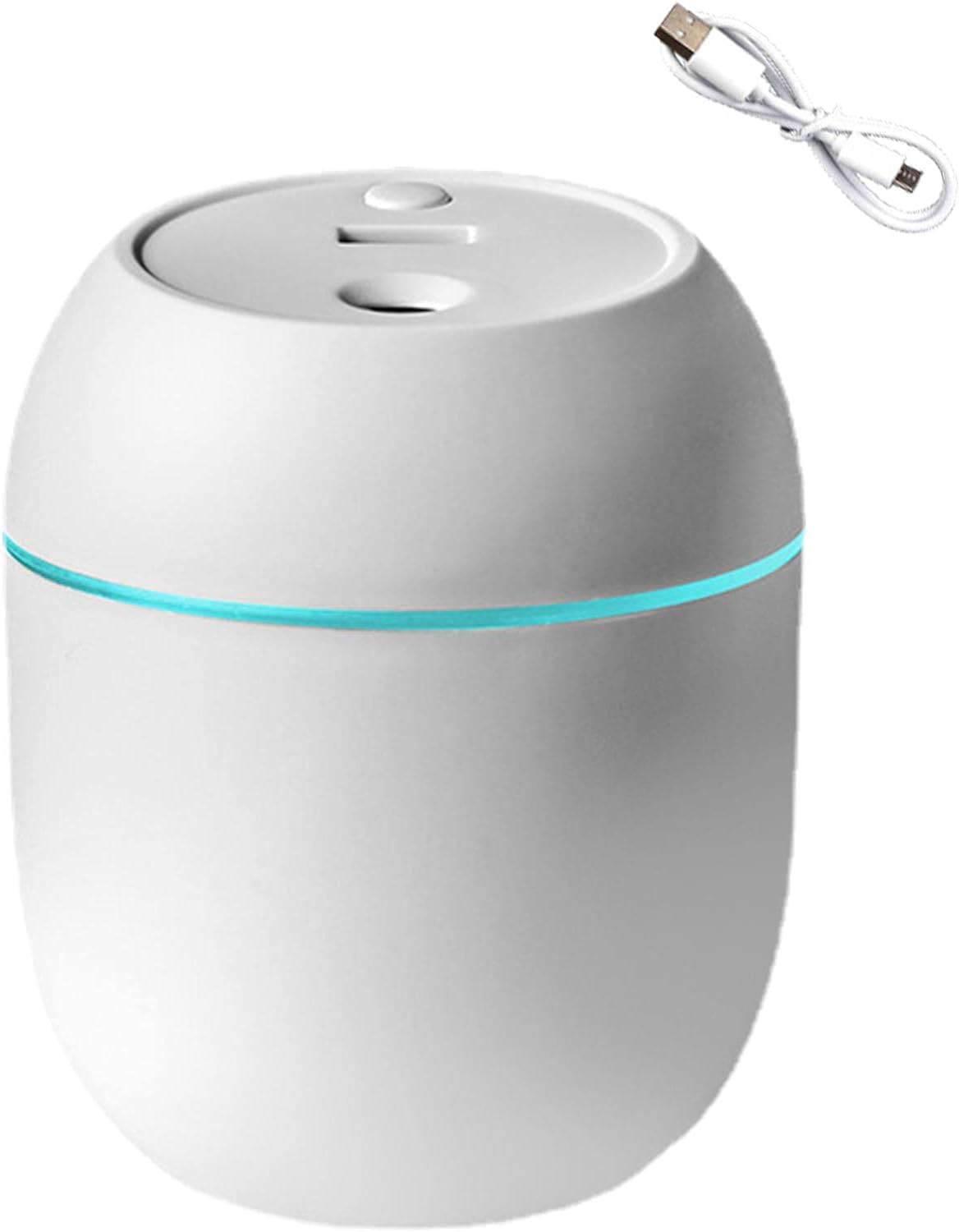 Portable Humidifier 250ml Essential Oil Diffuser 2 Modes USB Auto Off with LED Lights For Home Car Mist Maker Facial Steamer