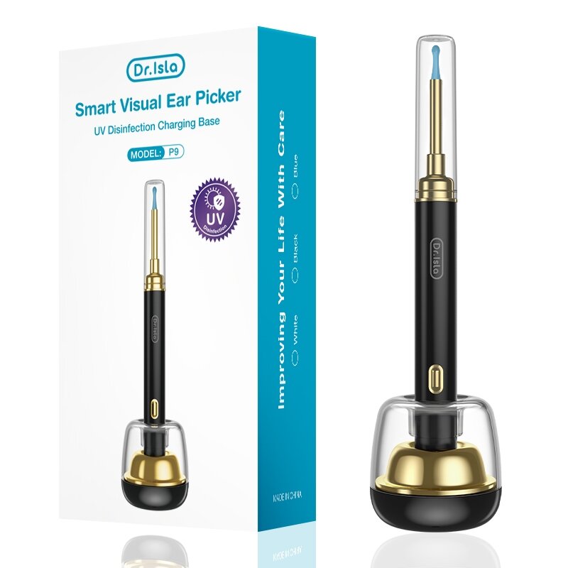 Dr.isla P9 Wireless Ear Cleaning Tool with UV Sterilization