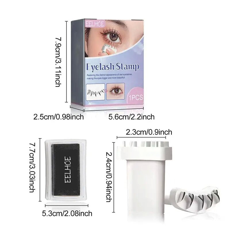 Eyelash Stamp DIY Eyelash Stamp Coating Printing Three-dimensional Long-lasting Waterproof No Makeup Eyelash Aid