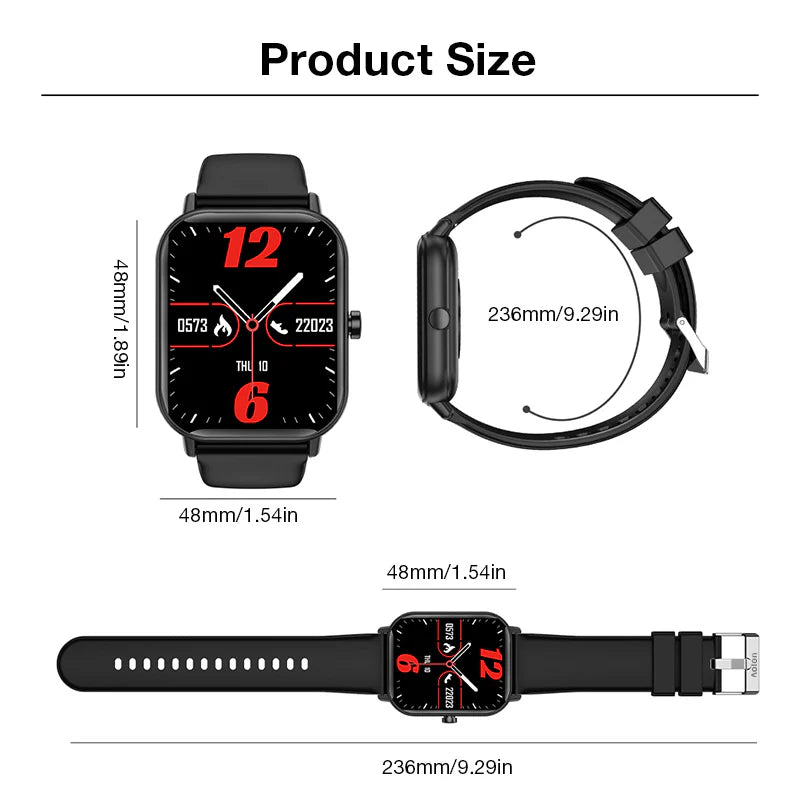 Aolon 2024 GTS Smartwatch Bluetooth Talk 100 Sport Modes