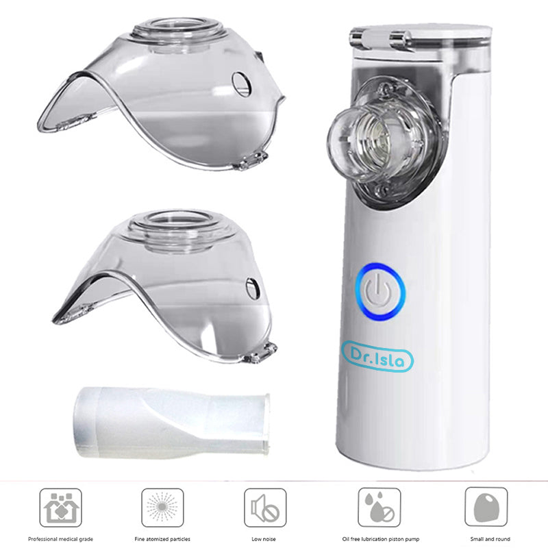 Dr.isla N6 Plus for adults and children Handheld Portable Rechargeable Ultrasonic Medical Asthma Nebulizer