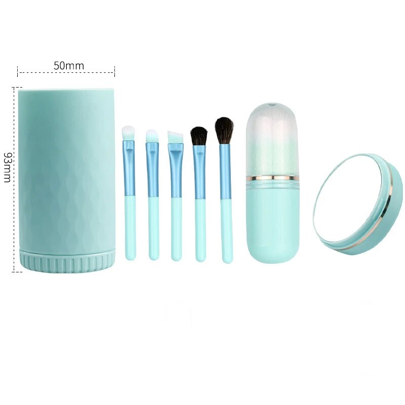 6-in-1 Portable Makeup Brush Set  size
