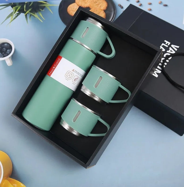 Thermos Set Stainless Steel Green