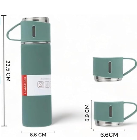 Thermos Set Stainless Steel Green