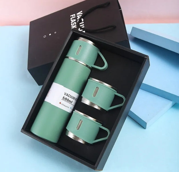 Thermos Set Stainless Steel Green