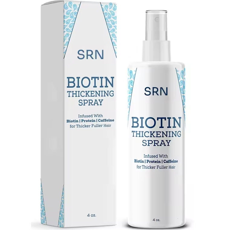 Men's and Women's Hair Growth Spray Private Label Biotin Fine Texture Prevents Thickness and Shedding