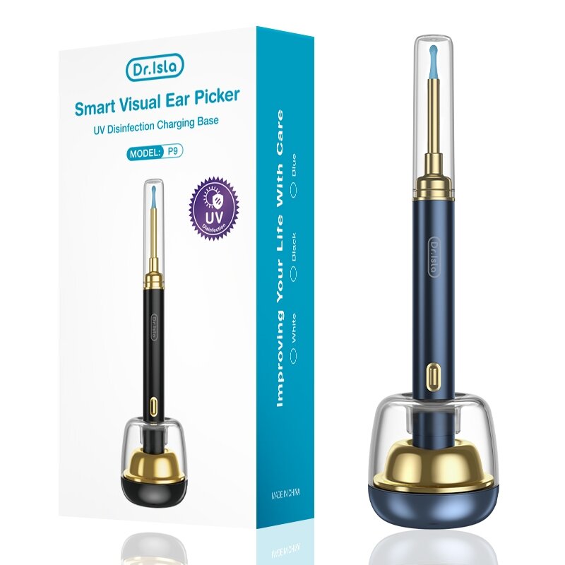 Dr.isla P9 Wireless Ear Cleaning Tool with UV Sterilization