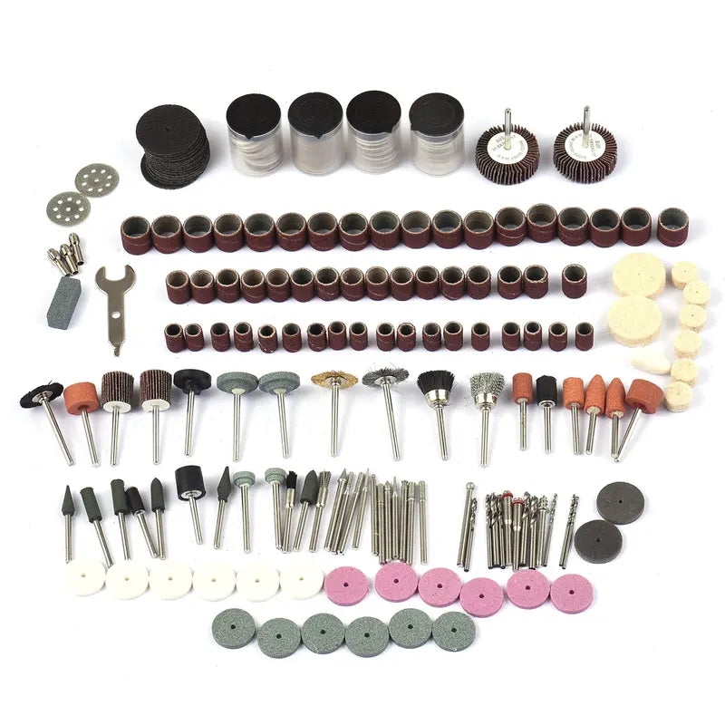 Set of electric grinder accessories woodworking root jewelry jade cutting grinding polishing engraving machine portable