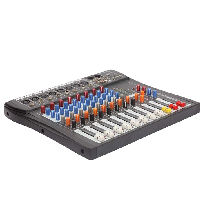 8-Channel USB Stage Mixer with Digital Effects