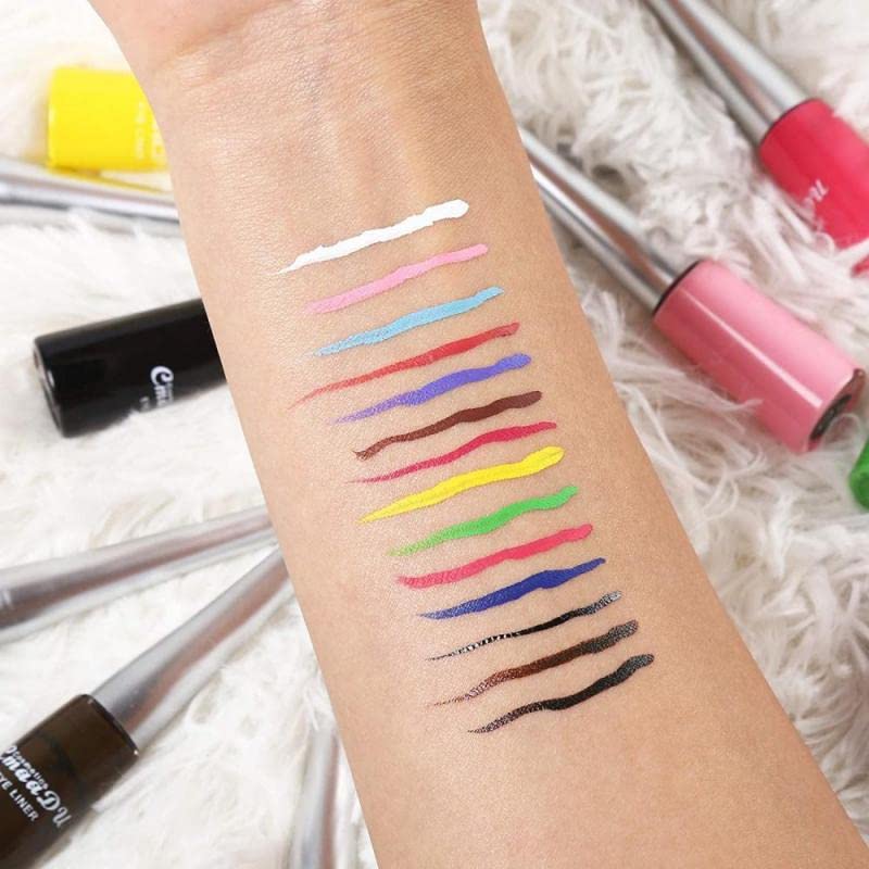 14 Color Liquid Eyeliner Matte Long Lasting Non-Smudge Waterproof Gel Color Eyeliner