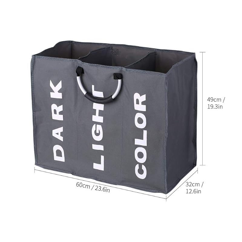 Large foldable portable laundry basket