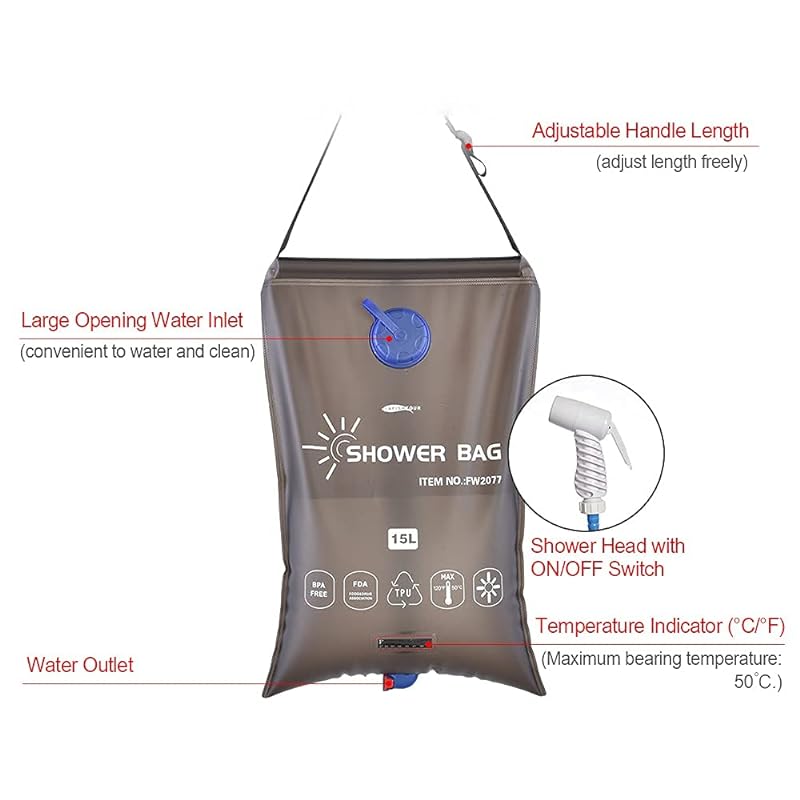 Solar tanning water bag hot water bag large capacity simple bath tanning home hot water bag outdoor summer