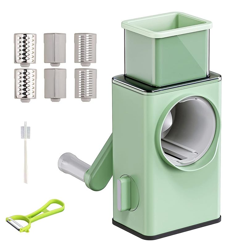 Multifunctional roller vegetable cutter slicer rotary vegetable potato chopper shredder grater salad maker manual slicer kitchen tools