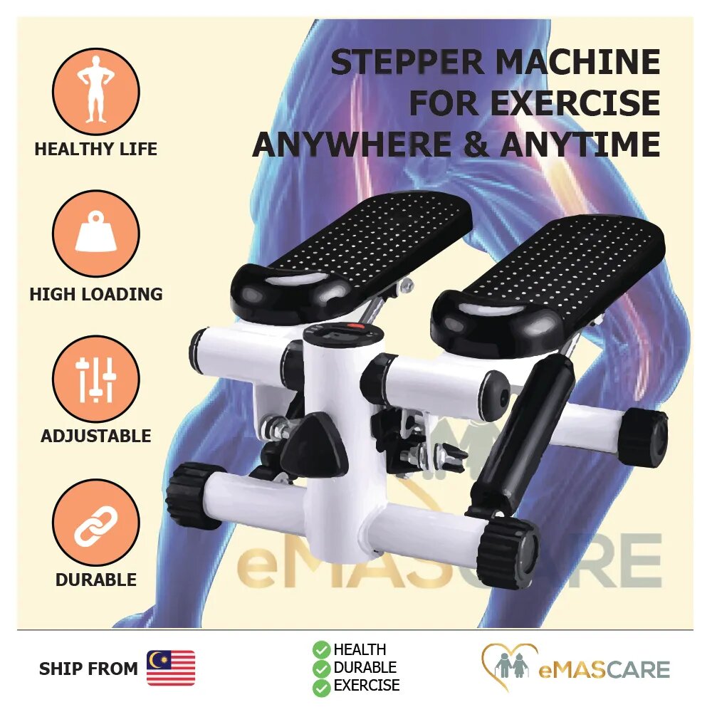 Home hydraulic stepper small indoor mini multi-function mountaineering treadmill mute female sports fitness equipment