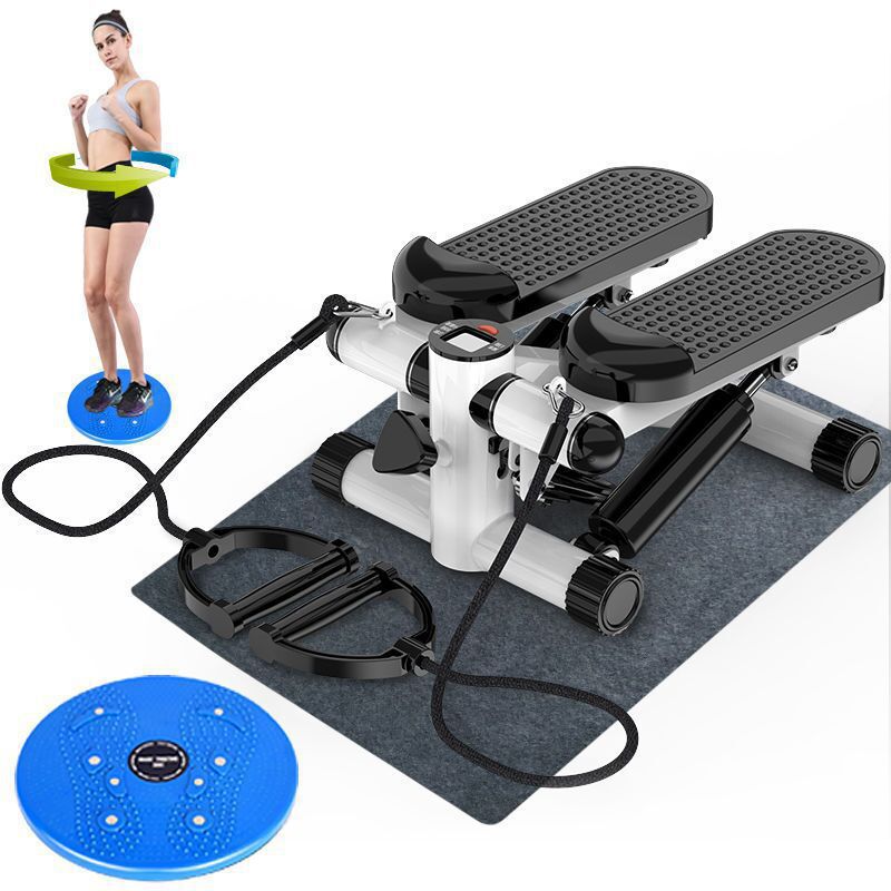 Home hydraulic stepper small indoor mini multi-function mountaineering treadmill mute female sports fitness equipment