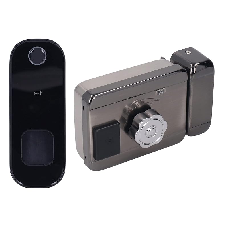 Smart Door Lock Wifi Electronic Digital Remote Control Fingerprint Card Code Home Security USB Emergency Power Supply