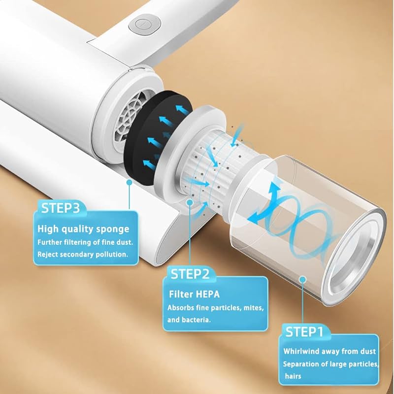  Wireless Dust Mite Removal Machine steps