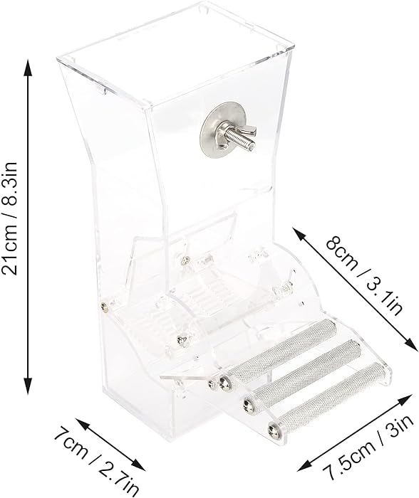 Automatic bird feeder Automatic pet feeding tool Large capacity Suitable for parrot bird supplies