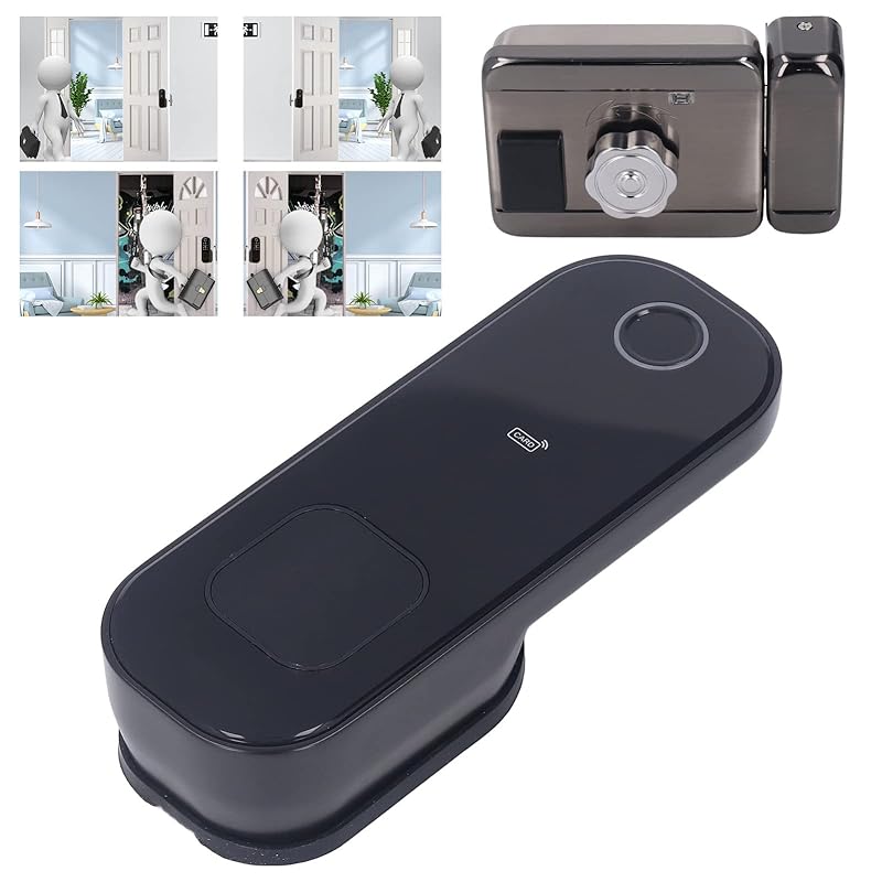 Smart Door Lock Wifi Electronic Digital Remote Control Fingerprint Card Code Home Security USB Emergency Power Supply