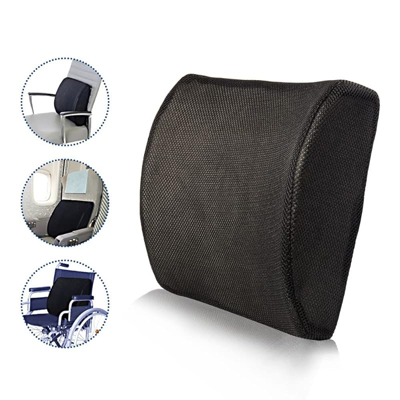 Memory foam car lumbar cushion office cushion lumbar cushion slow rebound summer back cushion chair maternity cushion