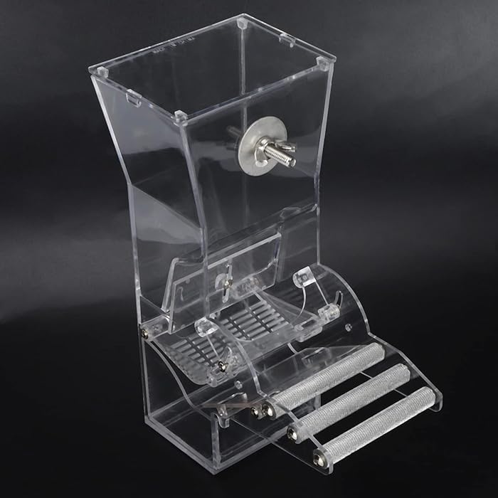 Automatic bird feeder Automatic pet feeding tool Large capacity Suitable for parrot bird supplies