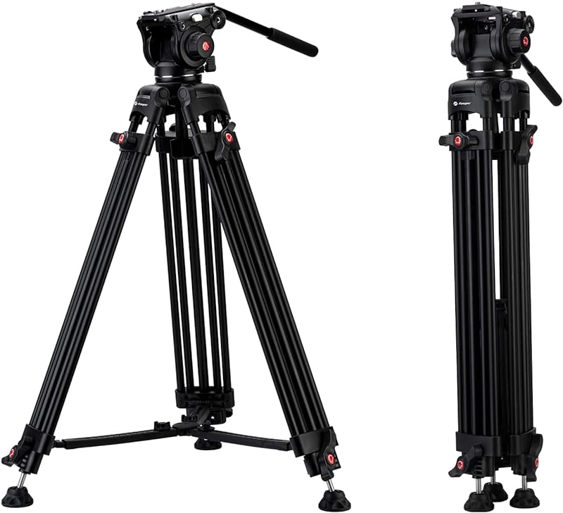 Professional Photography Camera Tripod Aluminum 1m 8 Photography Video Stand Hydraulic Head Heavy Duty Tripod Kit