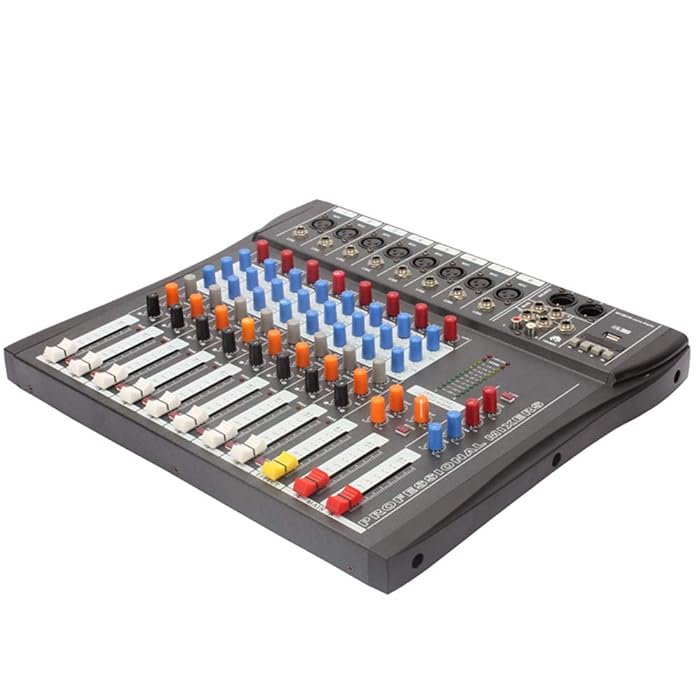 8-Channel USB Stage Mixer with Digital Effects