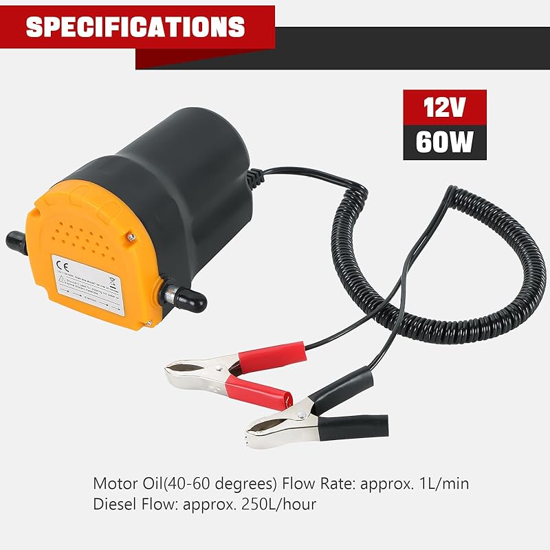 Electric Fuel Pump Car Oil Replacement Pump Diesel Pump Micro Self-priming Gas Pump Small Oil Change