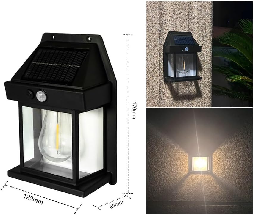 Solar Wall Light with Motion Sensor