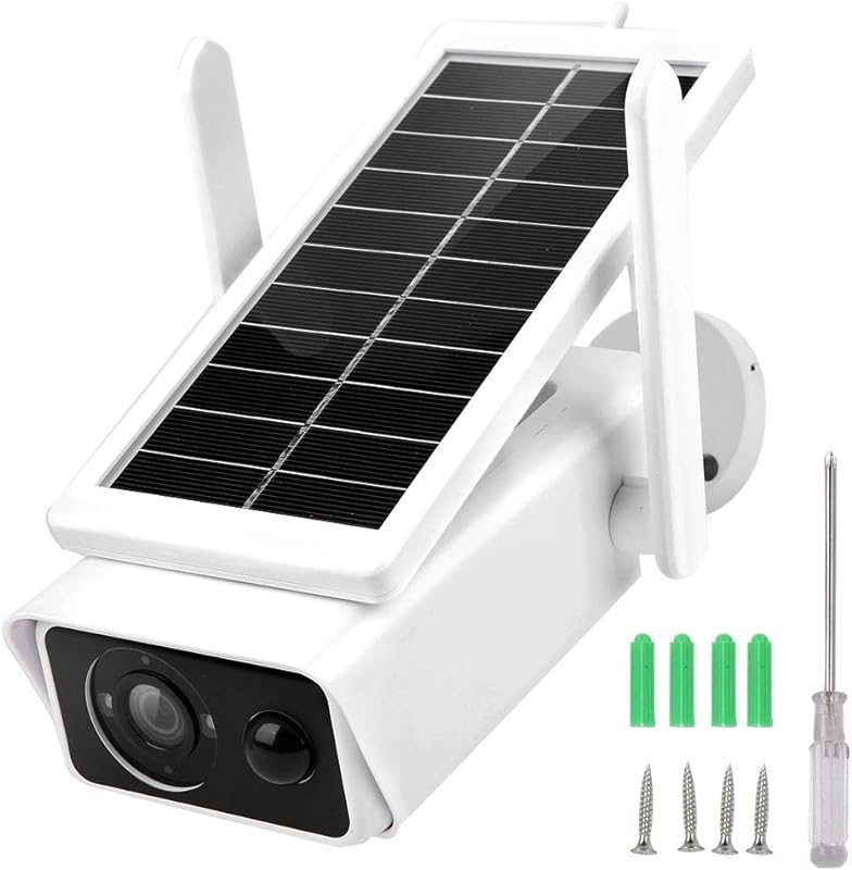 Home Outdoor Solar 4mp Camera WiFi Remote Surveillance Camera