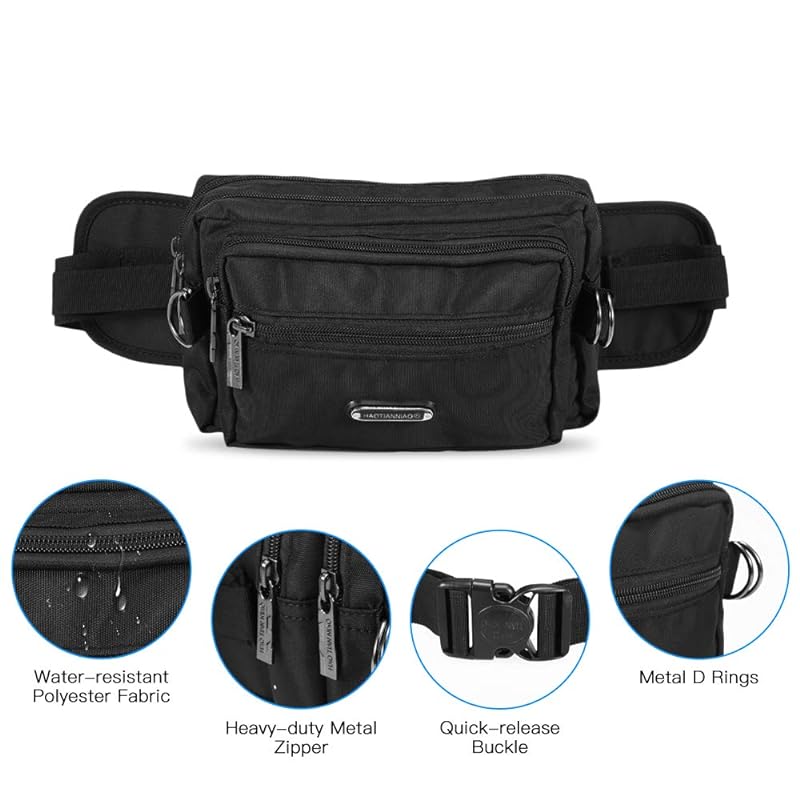 Men Women Waist Pack Outdoor Fitness Travel Leisure Sports Running Hiking Cycling