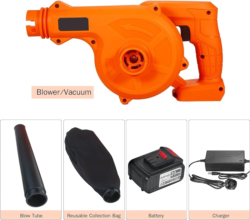 High-Power Lithium-Ion 2-in-1 Blower & Vacuum 