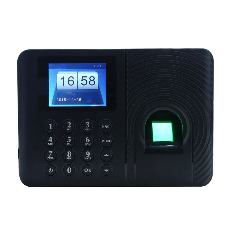 Intelligent Biometric Fingerprint Password Attendance Machine Employee Sign-in Recorder