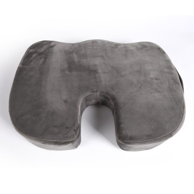 Velvet memory foam cushion slow rebound butt hemorrhoids can be thickened comfortable