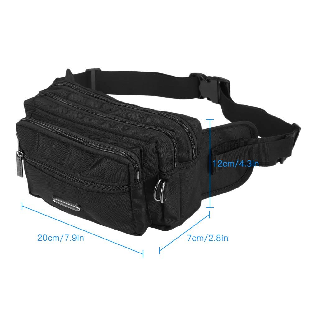 Men Women Waist Pack Outdoor Fitness Travel Leisure Sports Running Hiking Cycling