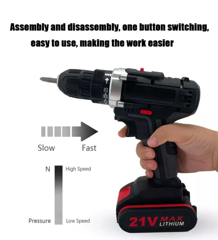 Brushed Impact Drill-  how to use