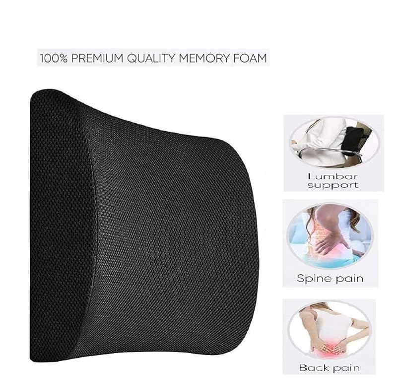 Memory foam car lumbar cushion office cushion lumbar cushion slow rebound summer back cushion chair maternity cushion