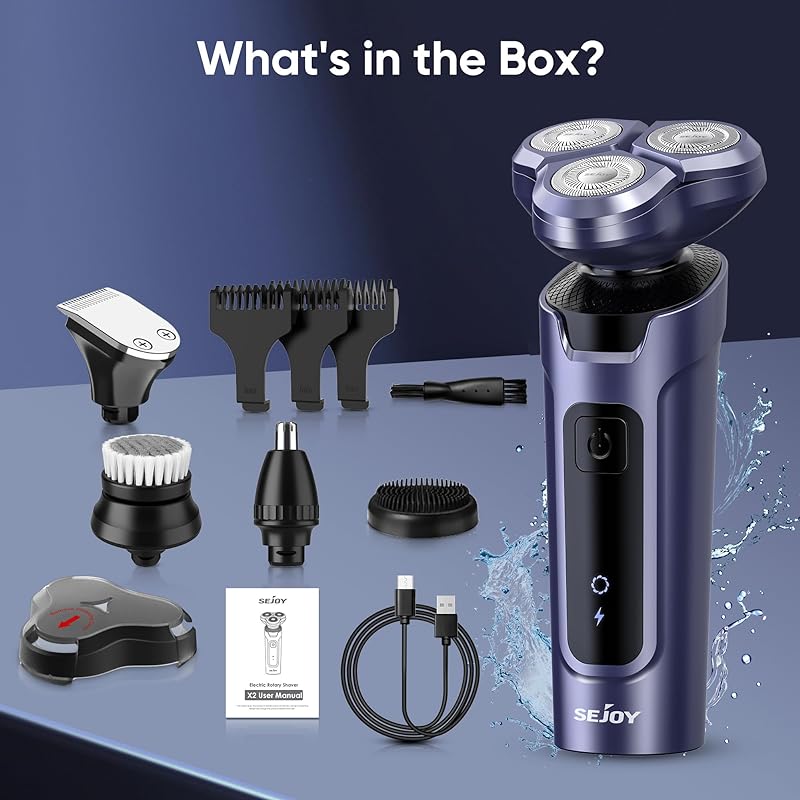 SEJOY 5-in-1 Men's Electric Shaver box