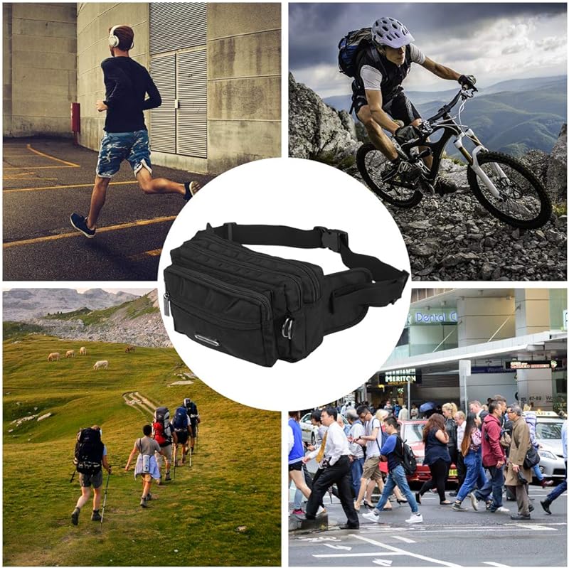 Men Women Waist Pack Outdoor Fitness Travel Leisure Sports Running Hiking Cycling