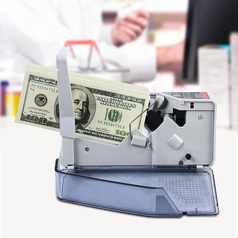 V40 Small Mini Portable Multi-Currency Counting Machine Banknote Cash Counter