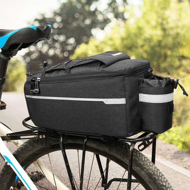 Lixada-Waterproof Mountain Bike Bag, Insulated Trunk Cooler Bag, Riding Bike Rear Rack Storage, Luggage Shoulder Bag